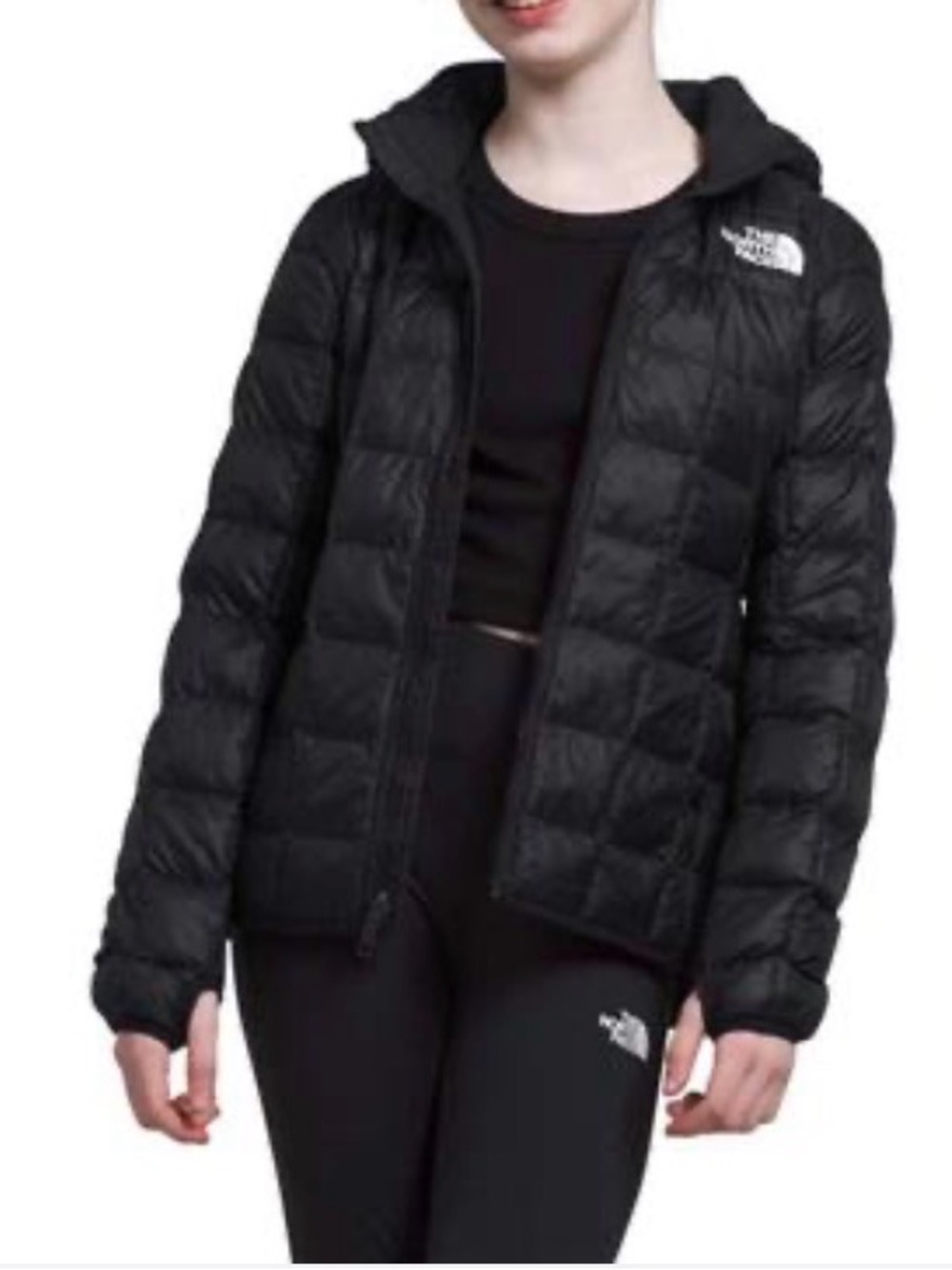 The North Face Black Girls' Insulated Puffer Jacket